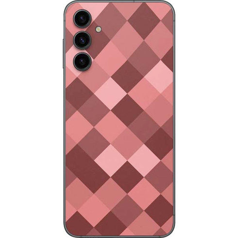 Autumn Red Geometric Galaxy A14 5G Skin